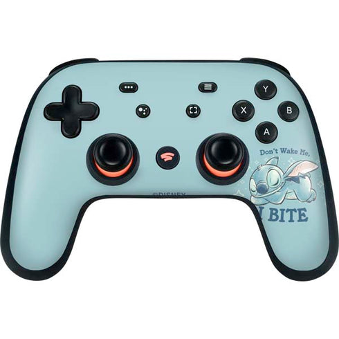 Disney Lilo and Stitch Dont Wake Me I Bite Google Stadia Controller Skin